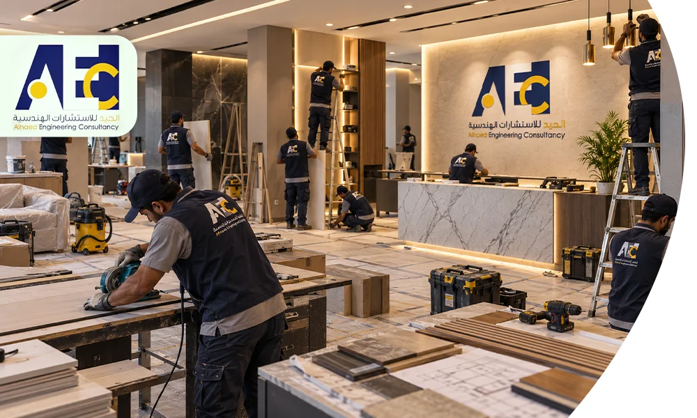 تصميم وتنفيذ ديكور داخلي | أفضل معايير هندسية وجمالية بالرياض 0535494629