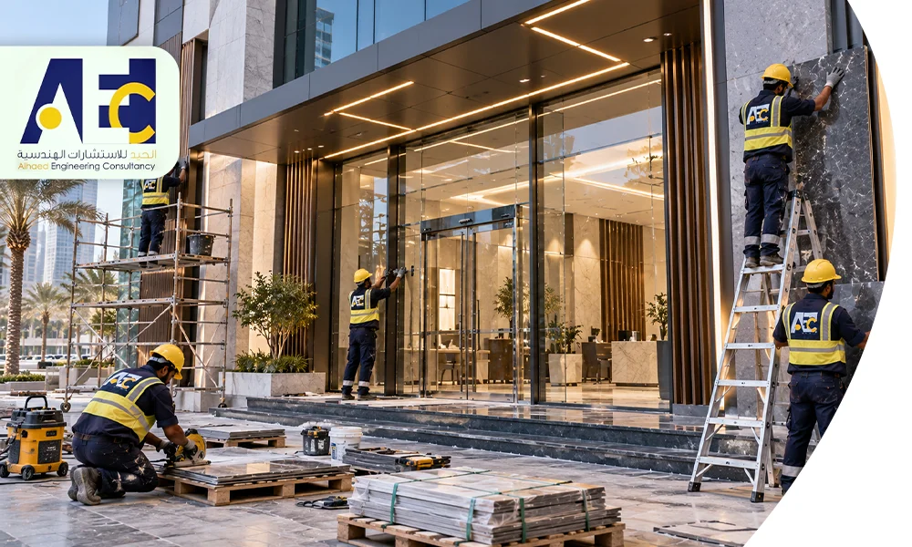 تصميم واجهات محلات | مكتب استشارات هندسية 0535494629